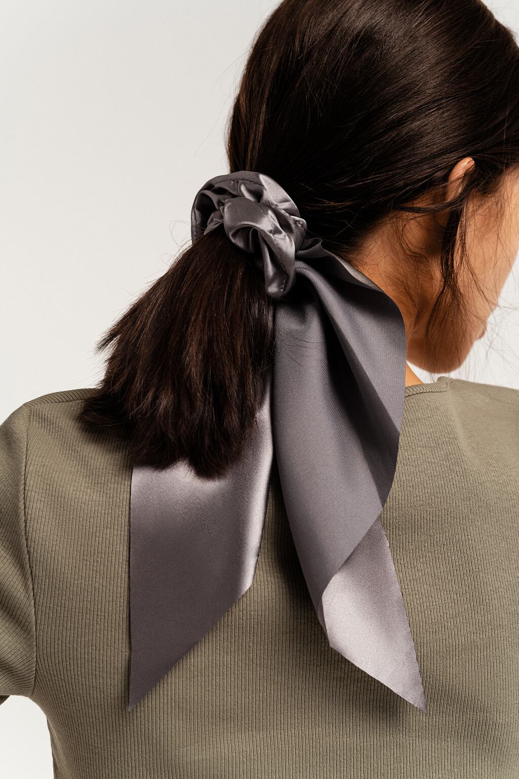 резинка для волос женская - цвет серый - 1