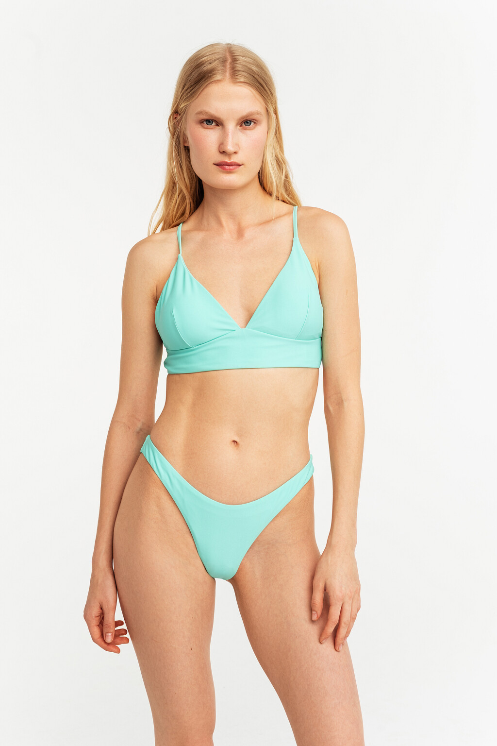 бюстгальтер купальный женский - цвет зеленый - 1