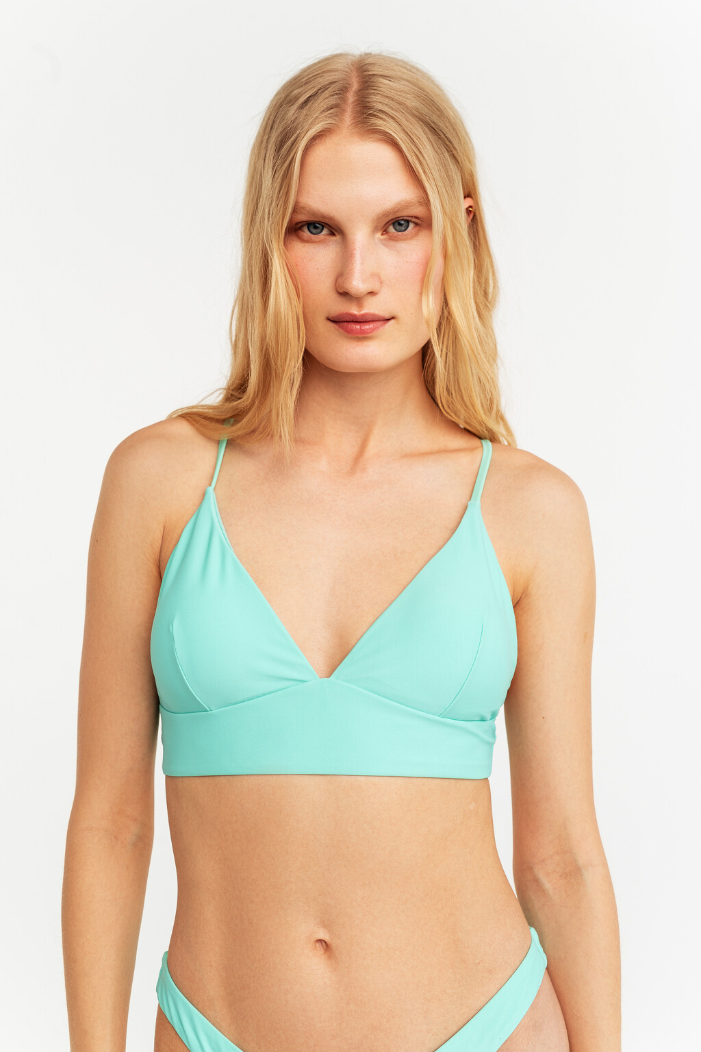 бюстгальтер купальный женский - цвет зеленый - 2