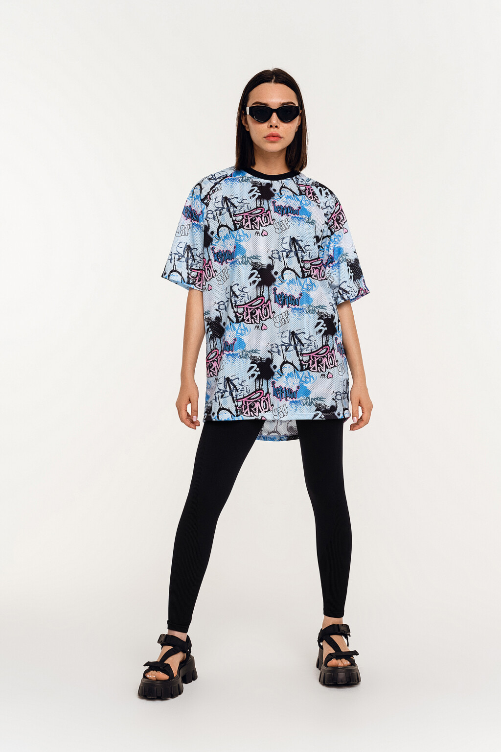 футболка спортивная женская - цвет мультиколор - 1