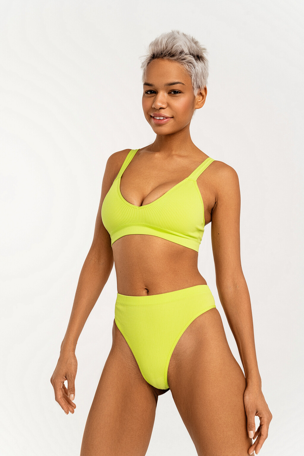 бюстгальтер женский - цвет зеленый - 1