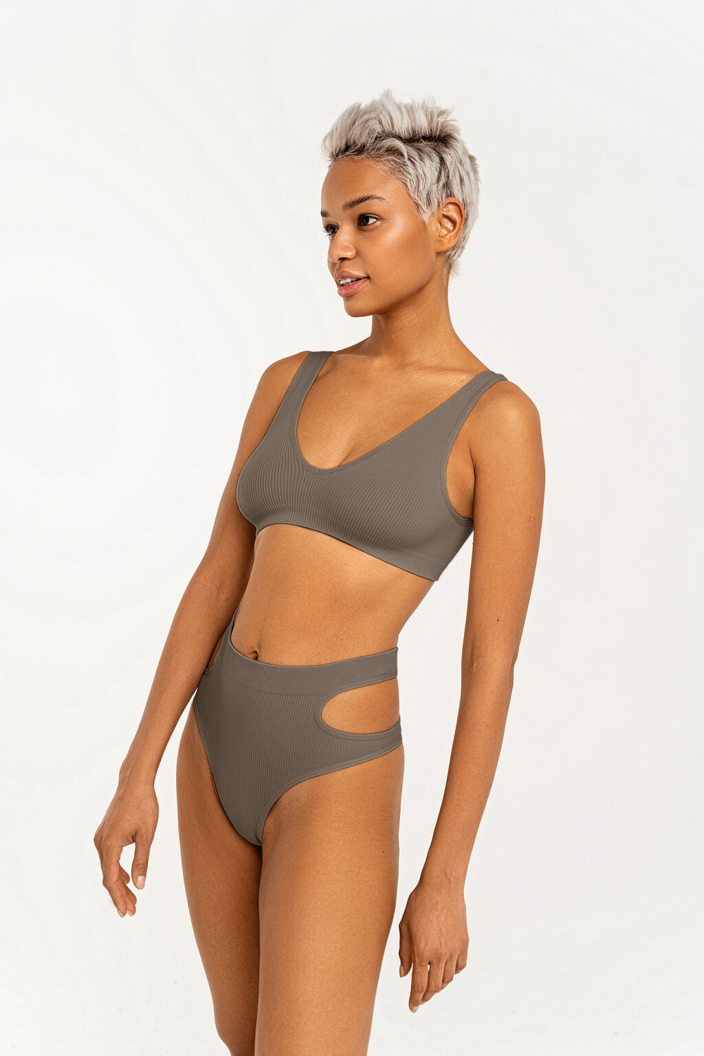 бюстгальтер женский - цвет зеленый - 1