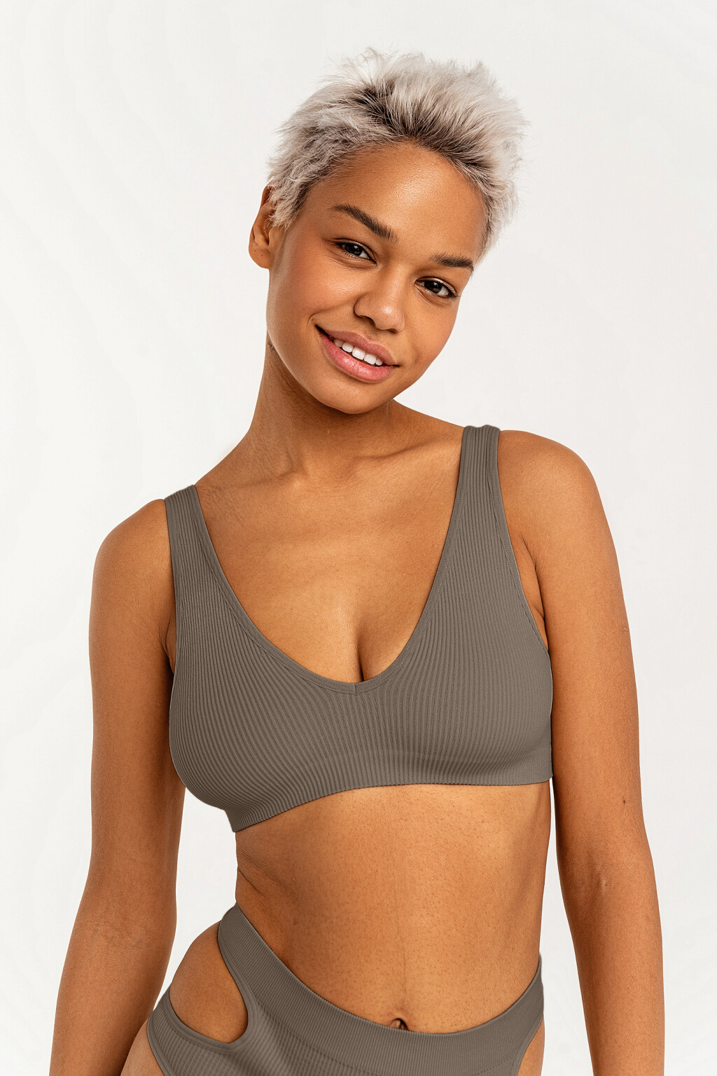 бюстгальтер женский - цвет зеленый - 2