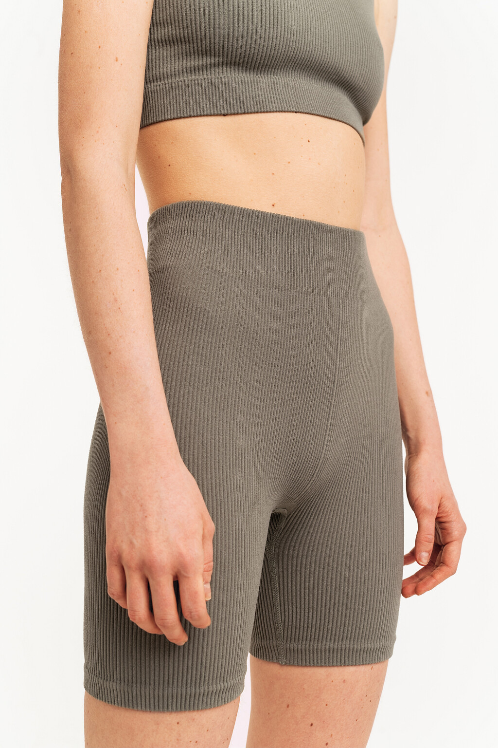 шорты женские - цвет зеленый - 2