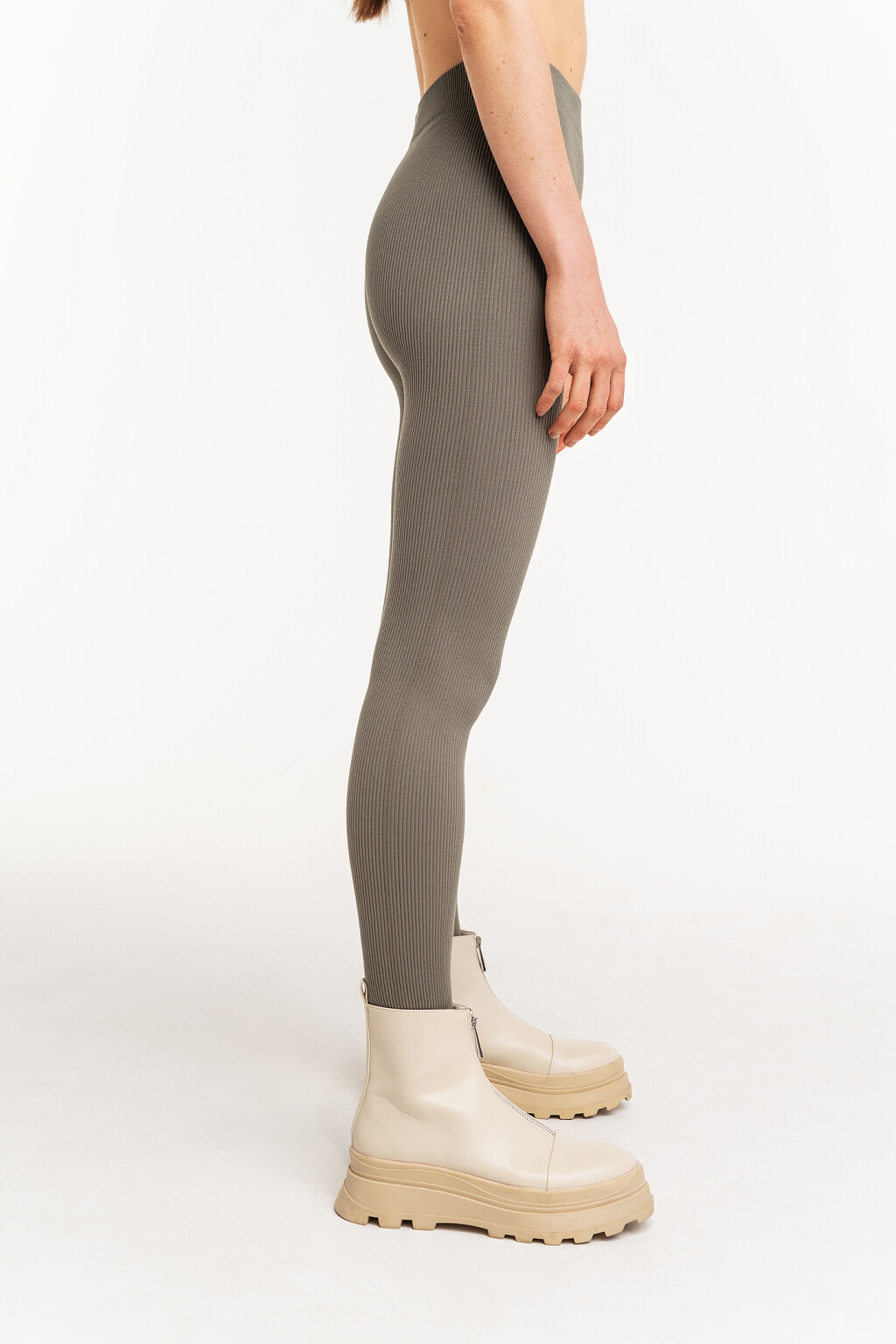 лосины женские - цвет зеленый - 3