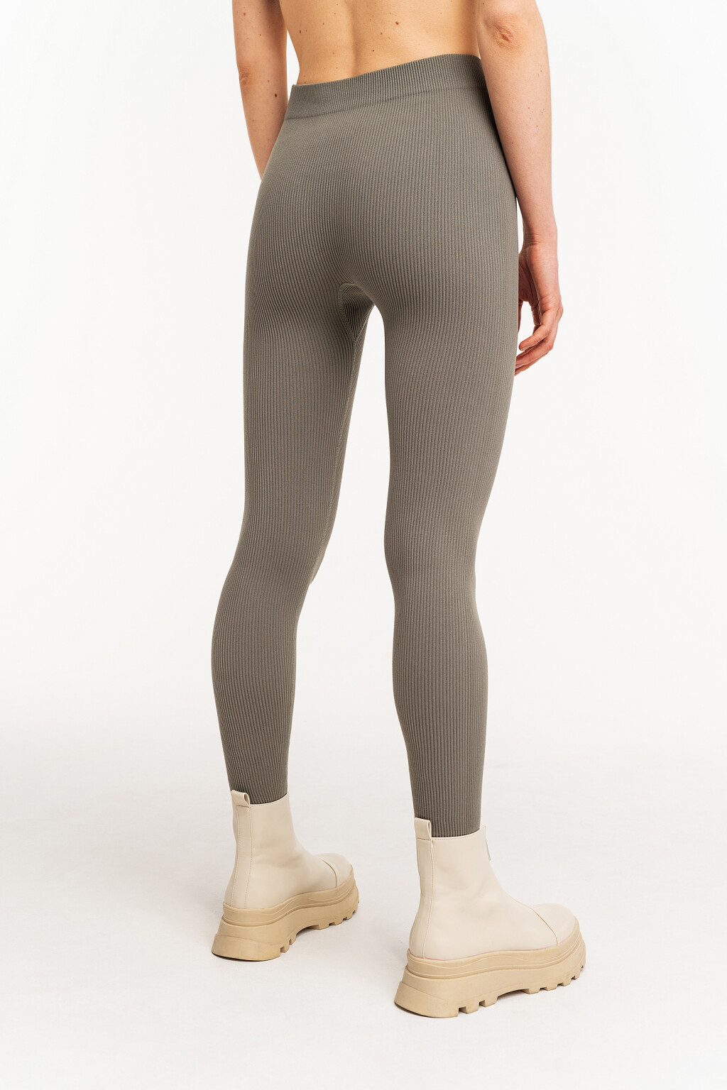 лосины женские - цвет зеленый - 4