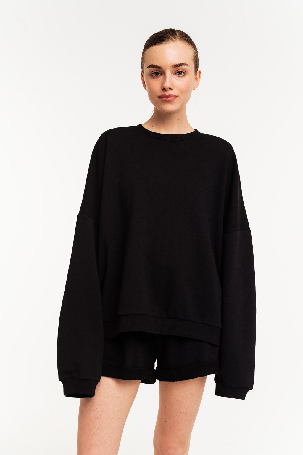 джемпер женский - цвет черный - 2