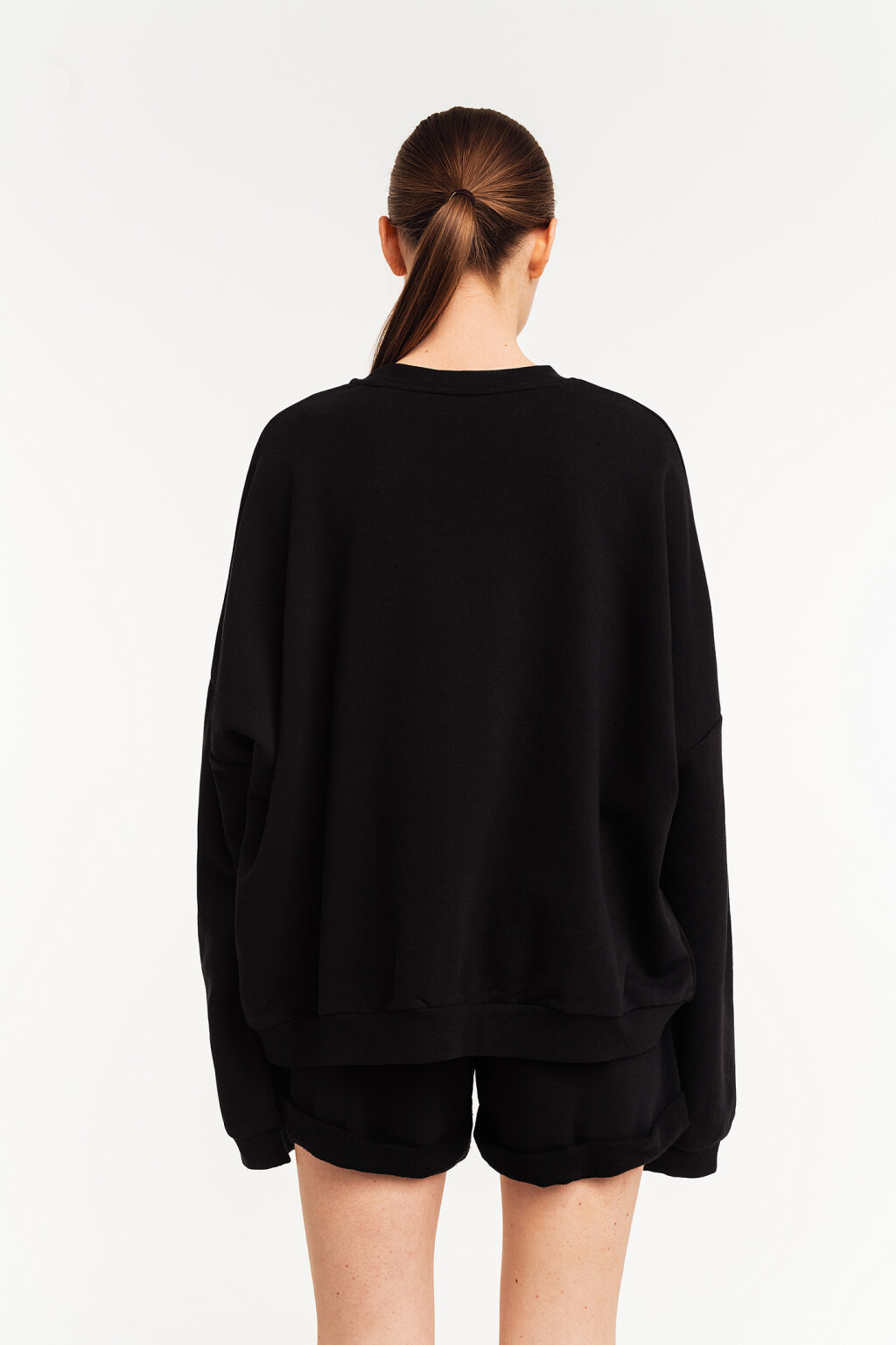 джемпер женский - цвет черный - 4