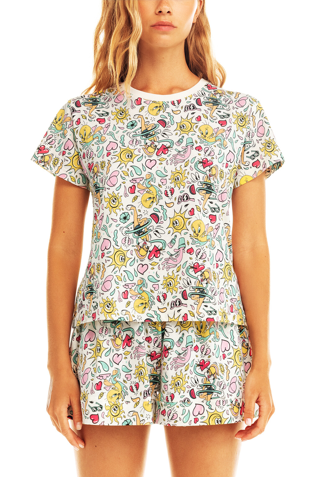 пижама женская - цвет серый - 13