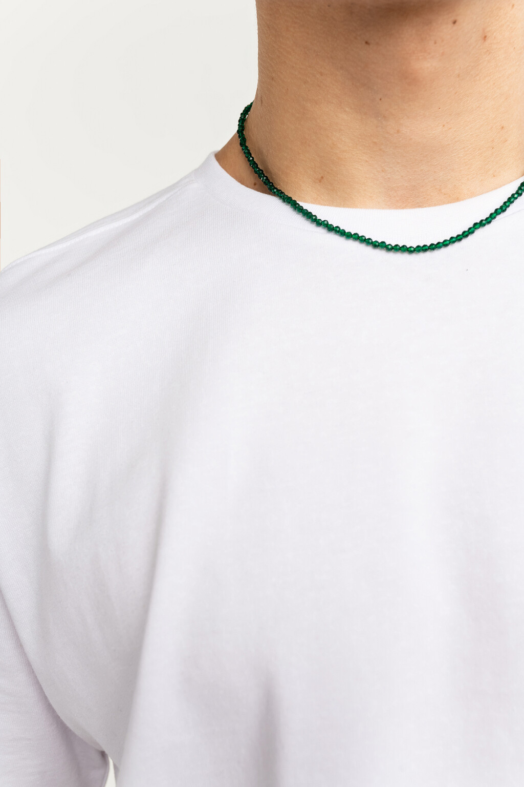 футболка мужская - цвет белый - 5