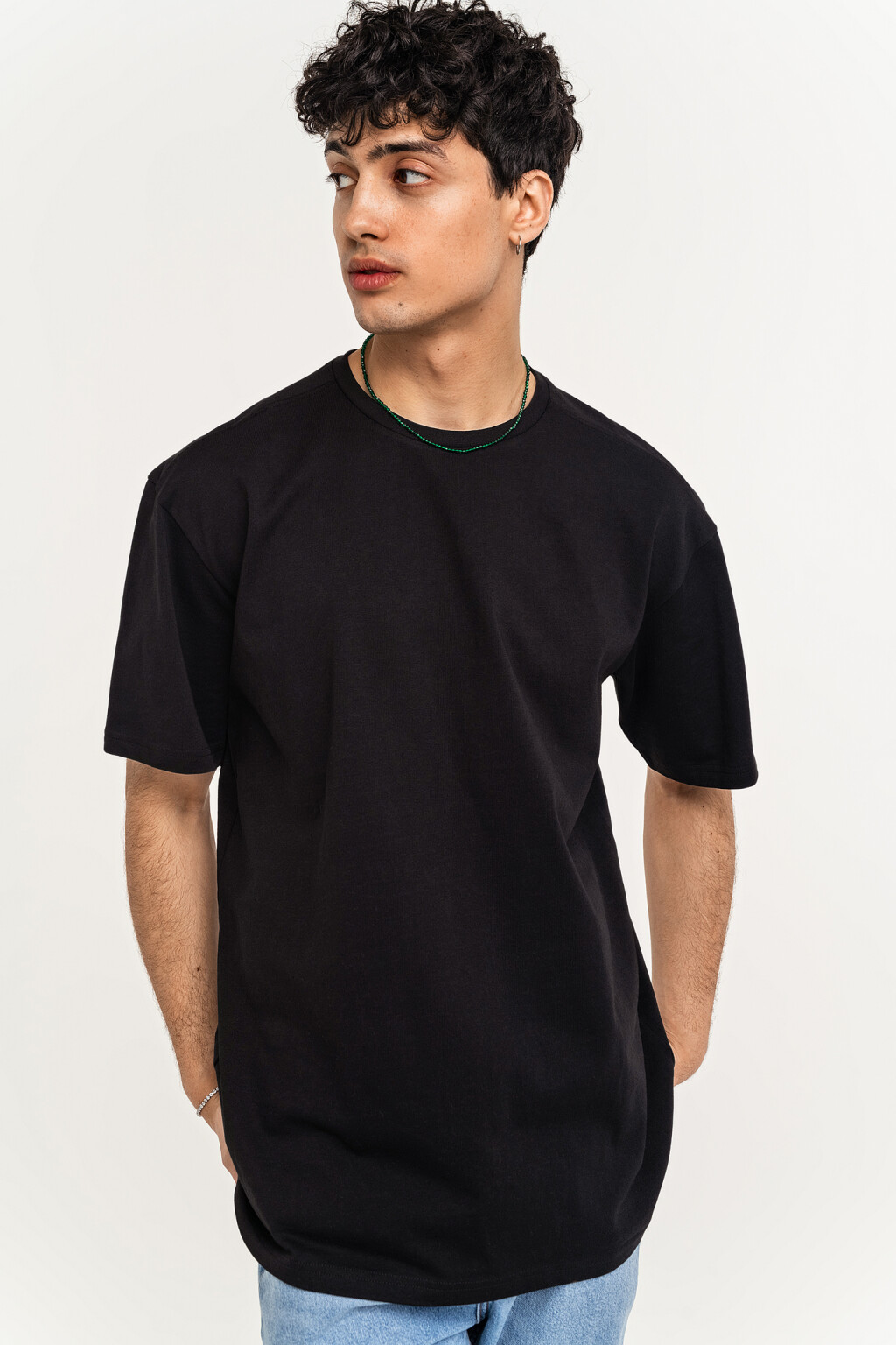 футболка мужская - цвет черный - 3