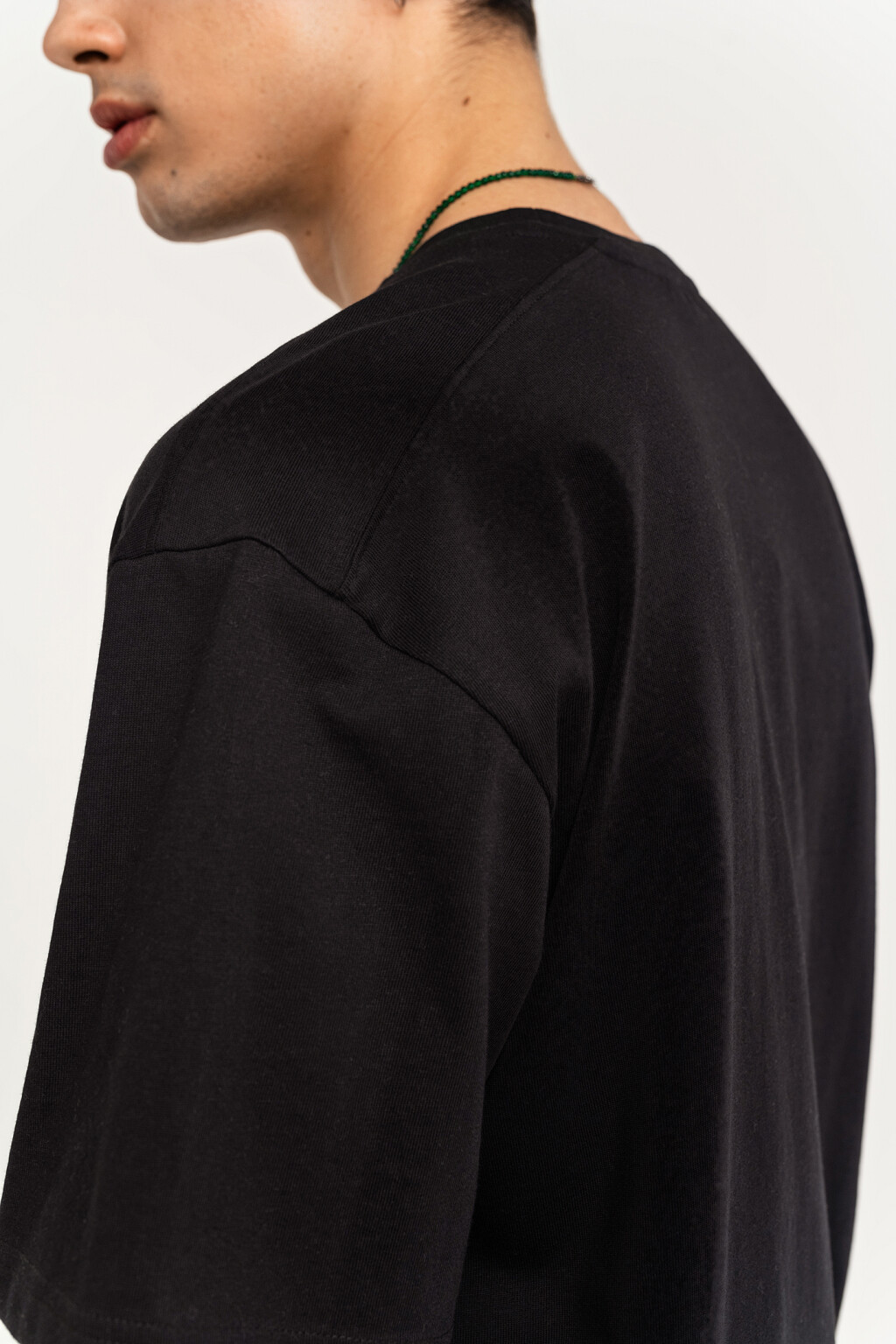 футболка мужская - цвет черный - 5