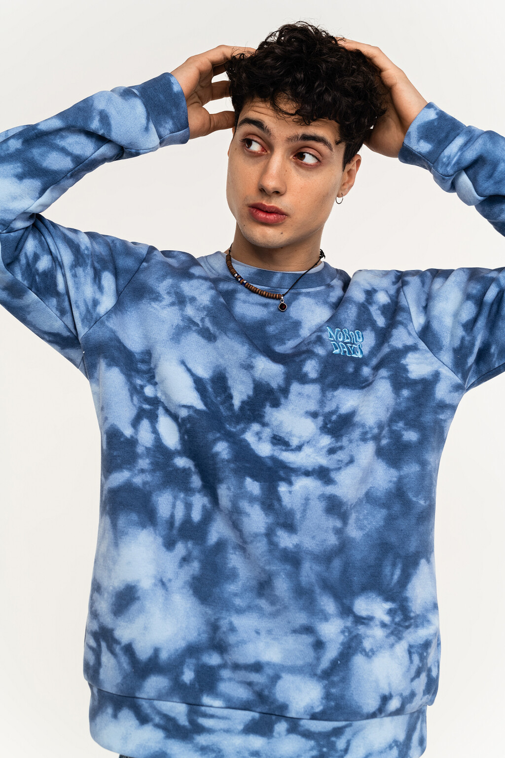 джемпер мужской - цвет голубой - 2