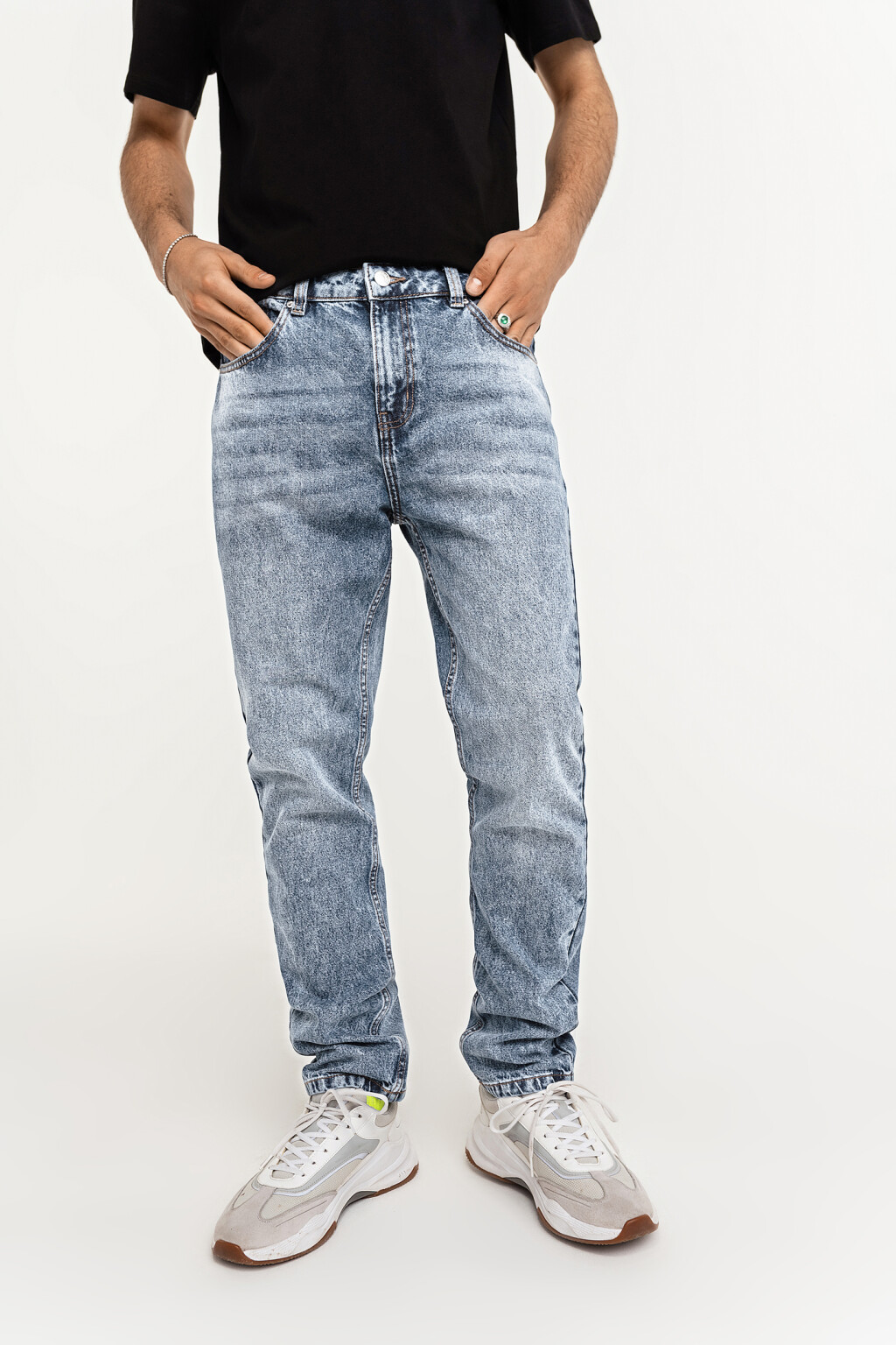 брюки джинсовые мужские - цвет голубой - 6
