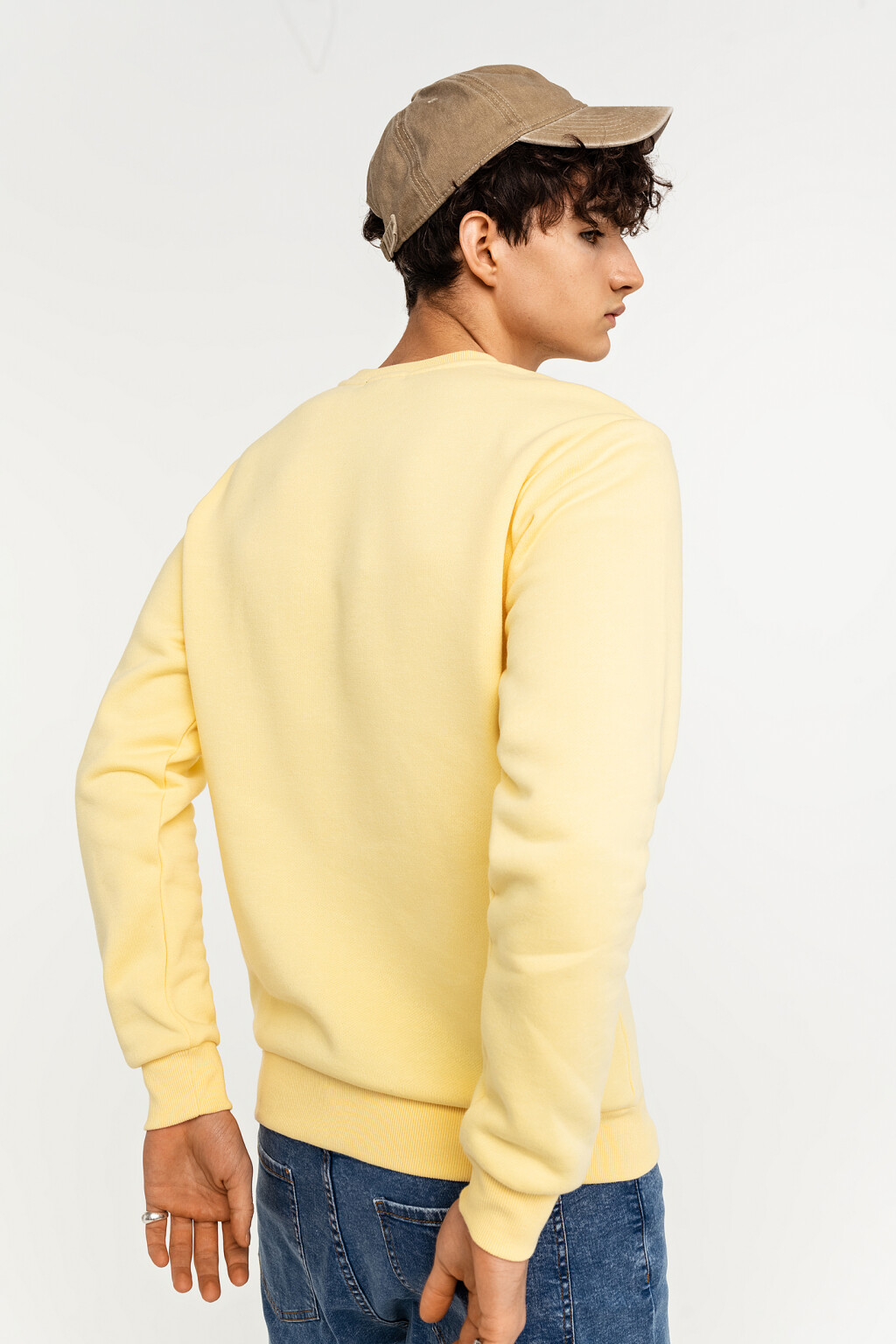 джемпер мужской  - цвет желтый - 4