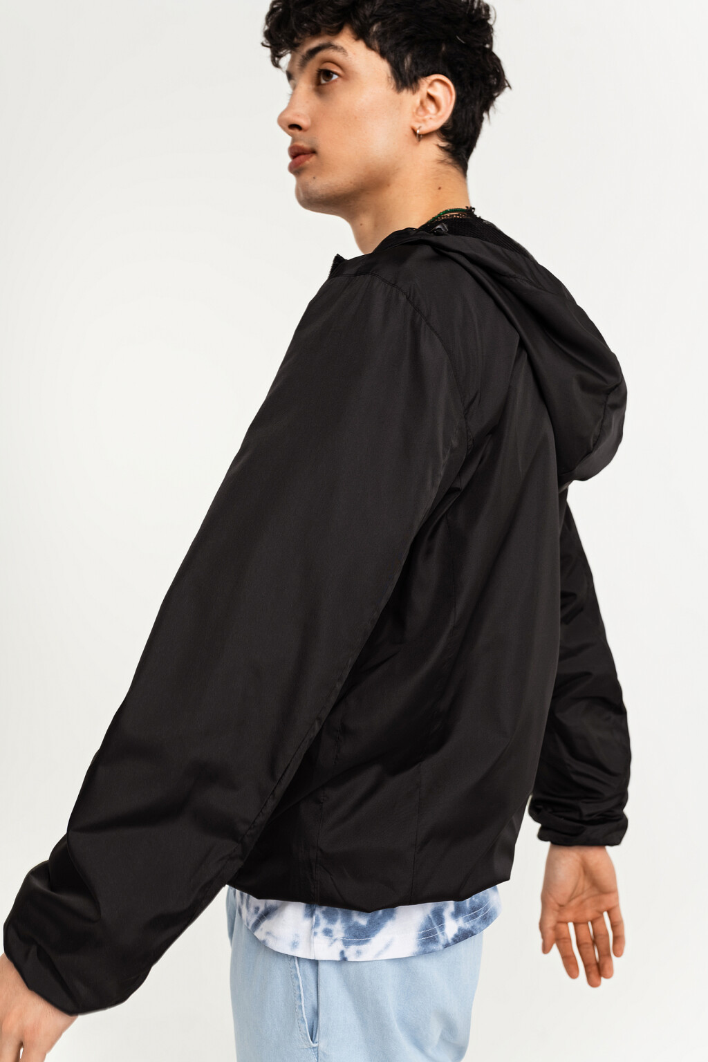 куртка мужская  - цвет черный - 1