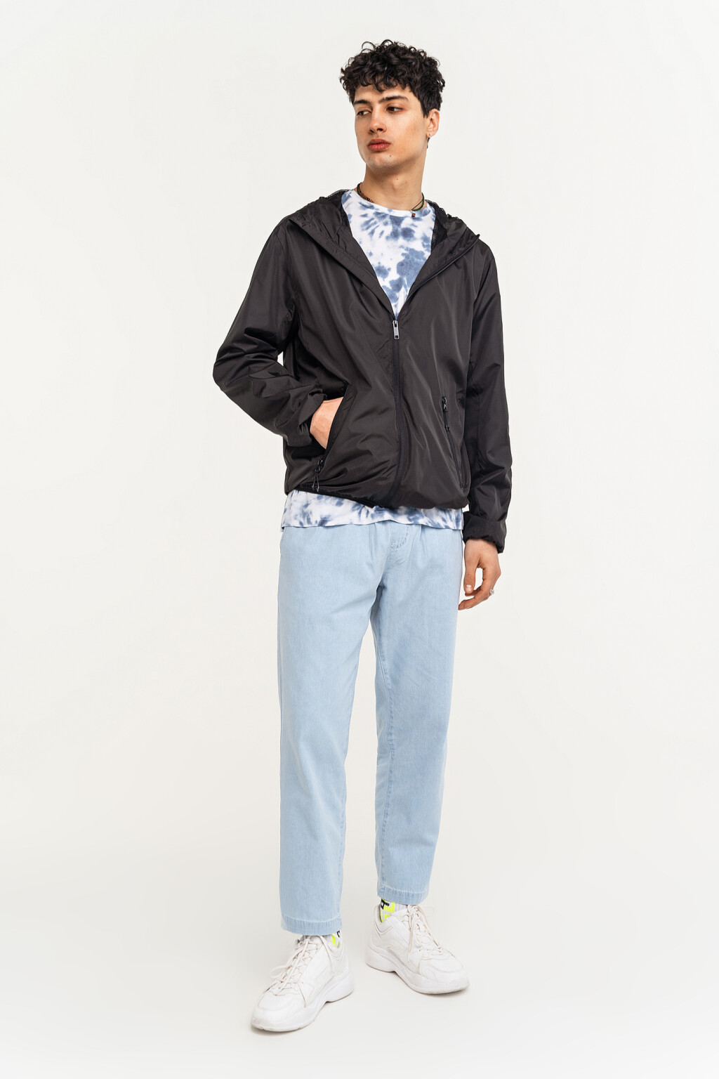 куртка мужская  - цвет черный - 2