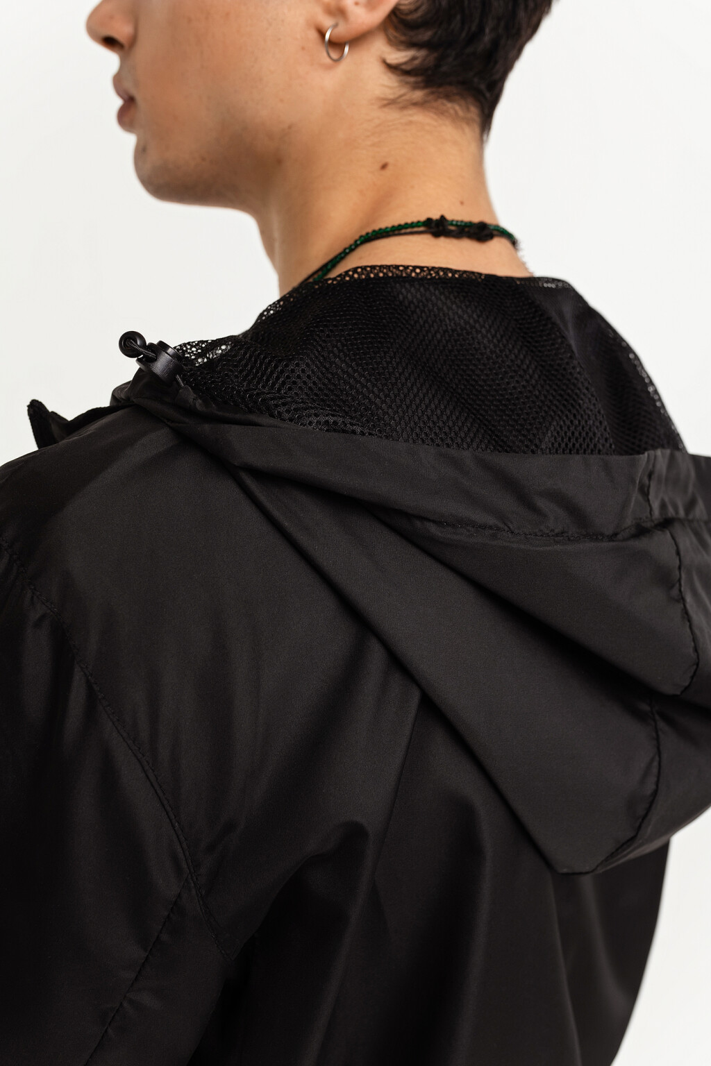 куртка мужская  - цвет черный - 5