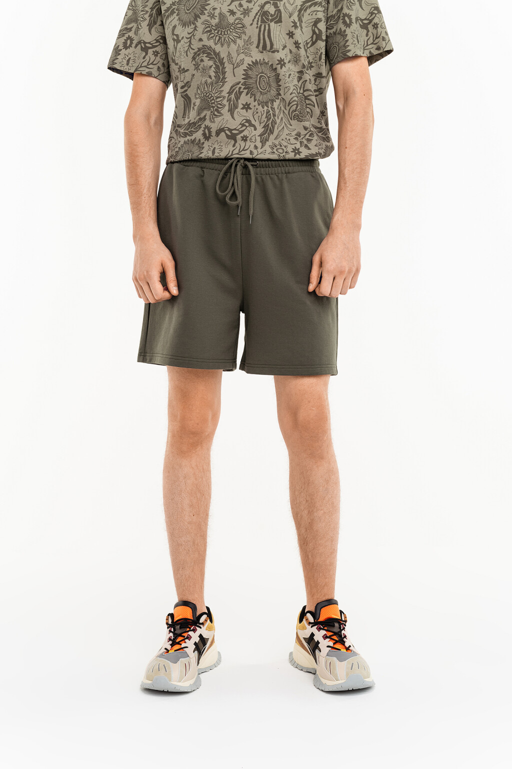 шорты мужские - цвет зеленый - 2