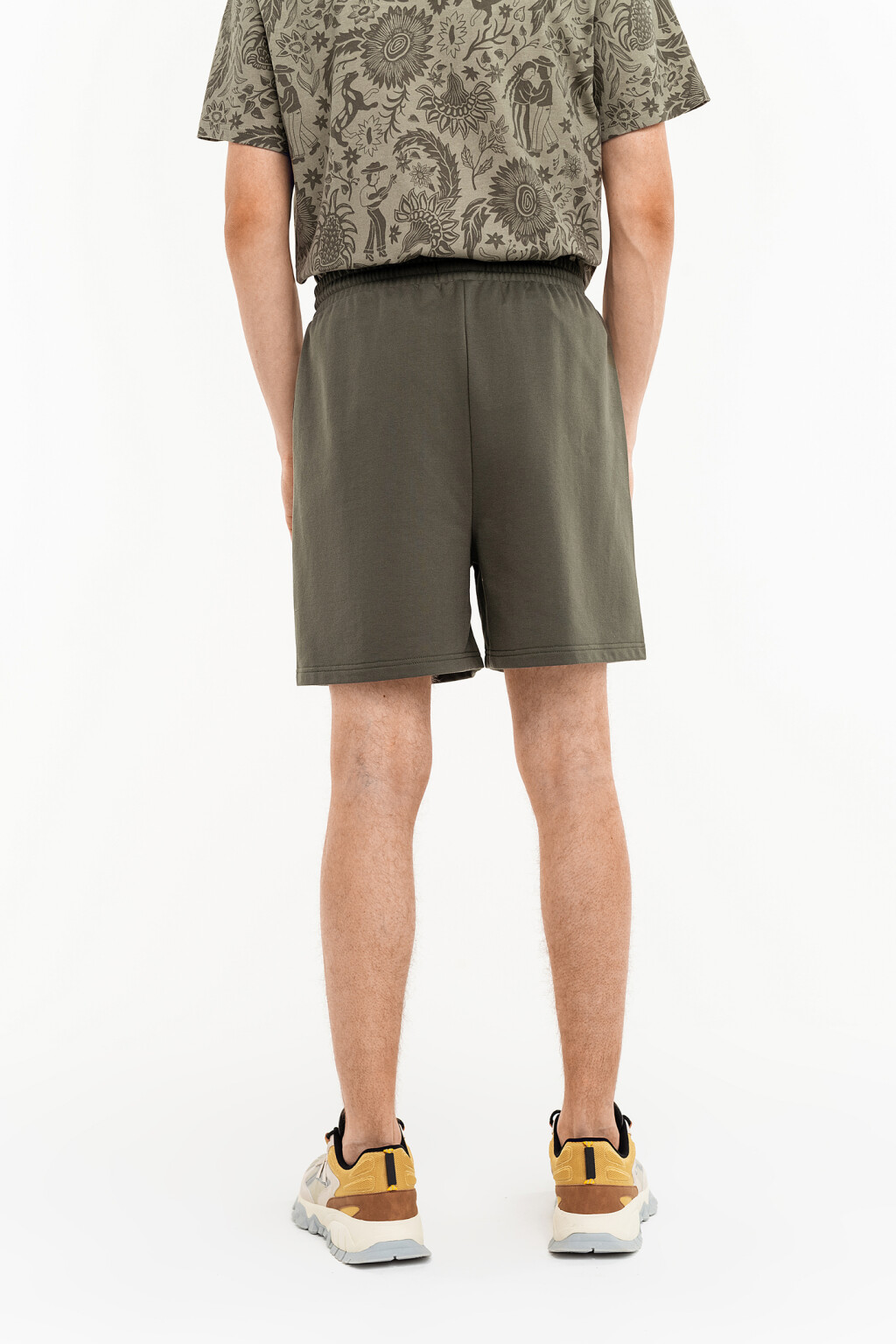 шорты мужские - цвет зеленый - 4