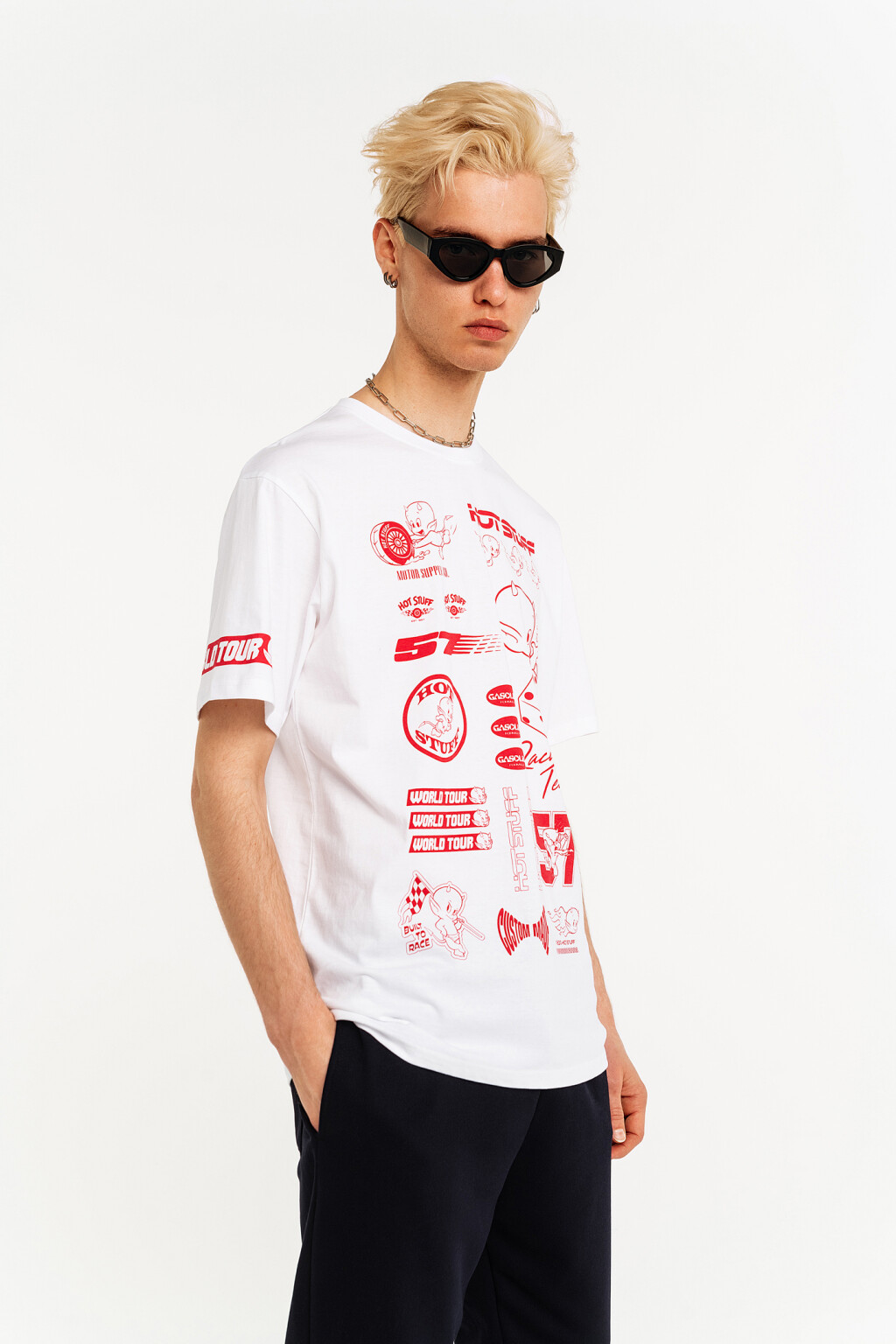 футболка мужская - цвет зеленый - 2