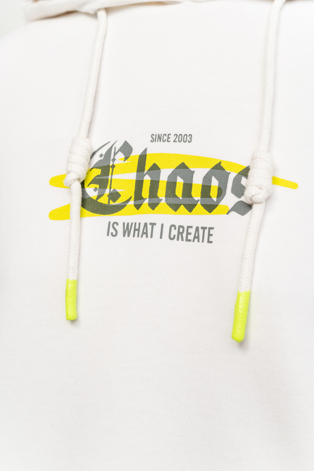 худи хлопковая с принтом - цвет белый - 5