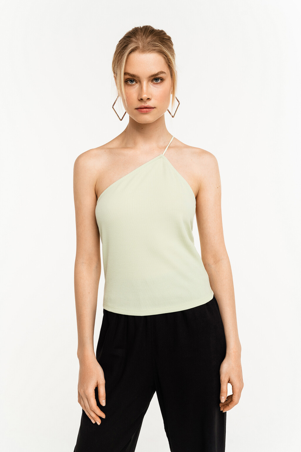 блузка (топ) женская - цвет зеленый - 2