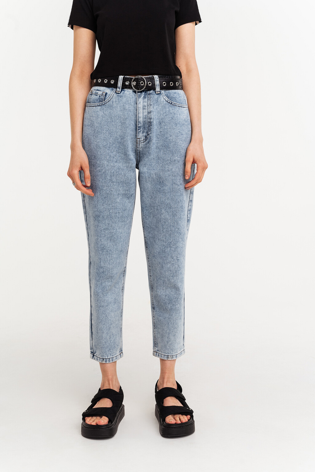 брюки джинсовые женские - цвет голубой - 2