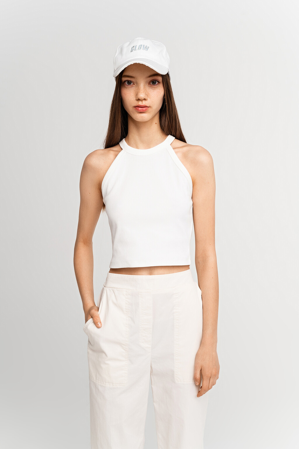 майка женская - цвет белый - 1