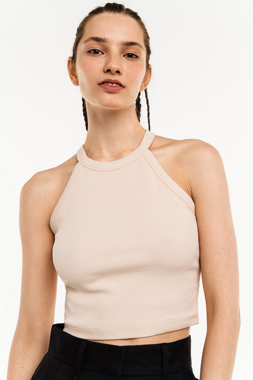 майка женская - цвет бежевый - 2