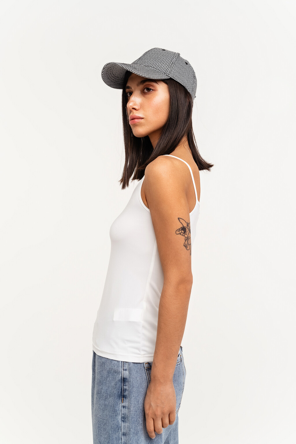 майка спортивная женская - цвет белый - 3