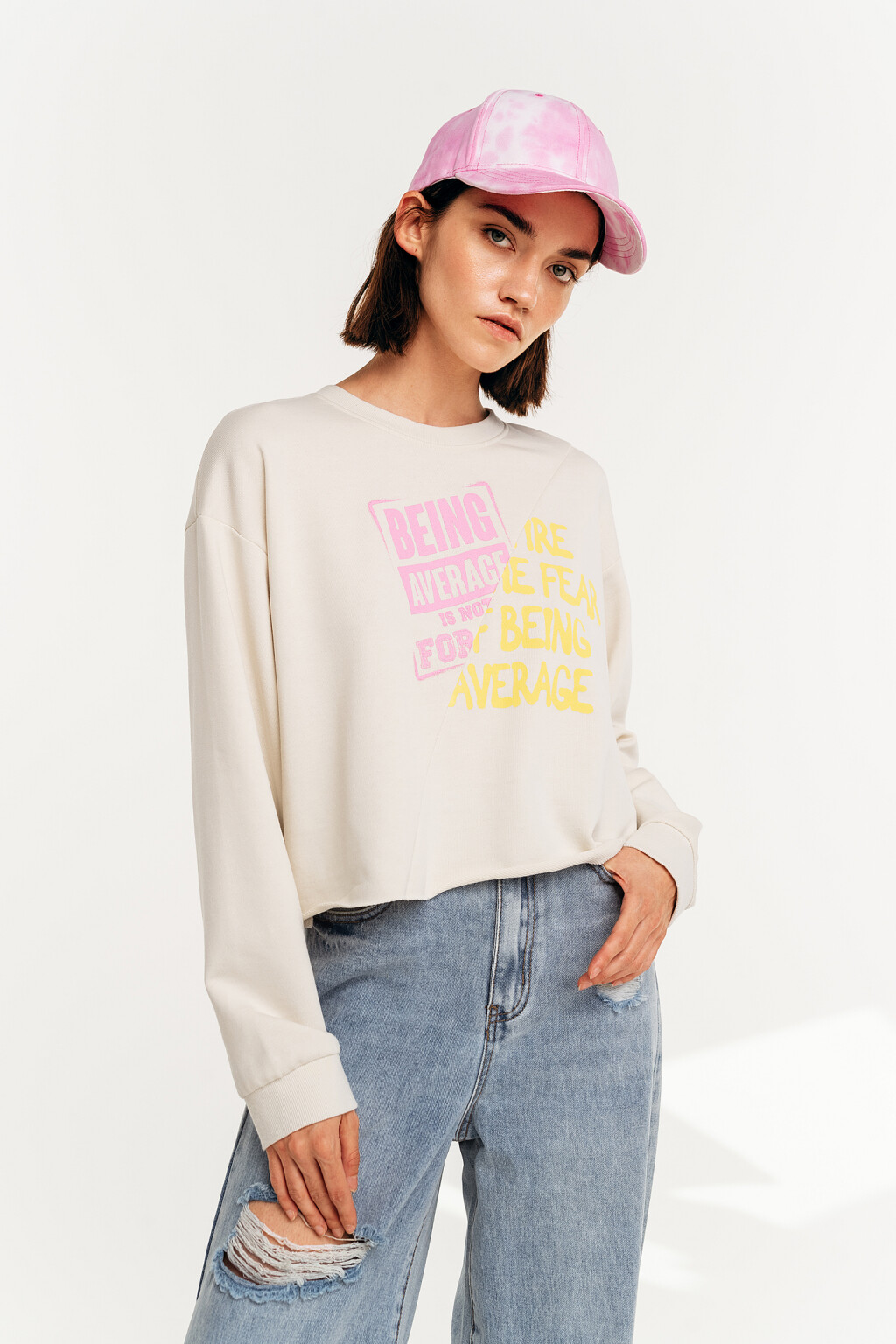 джемпер женский - цвет бежевый - 1