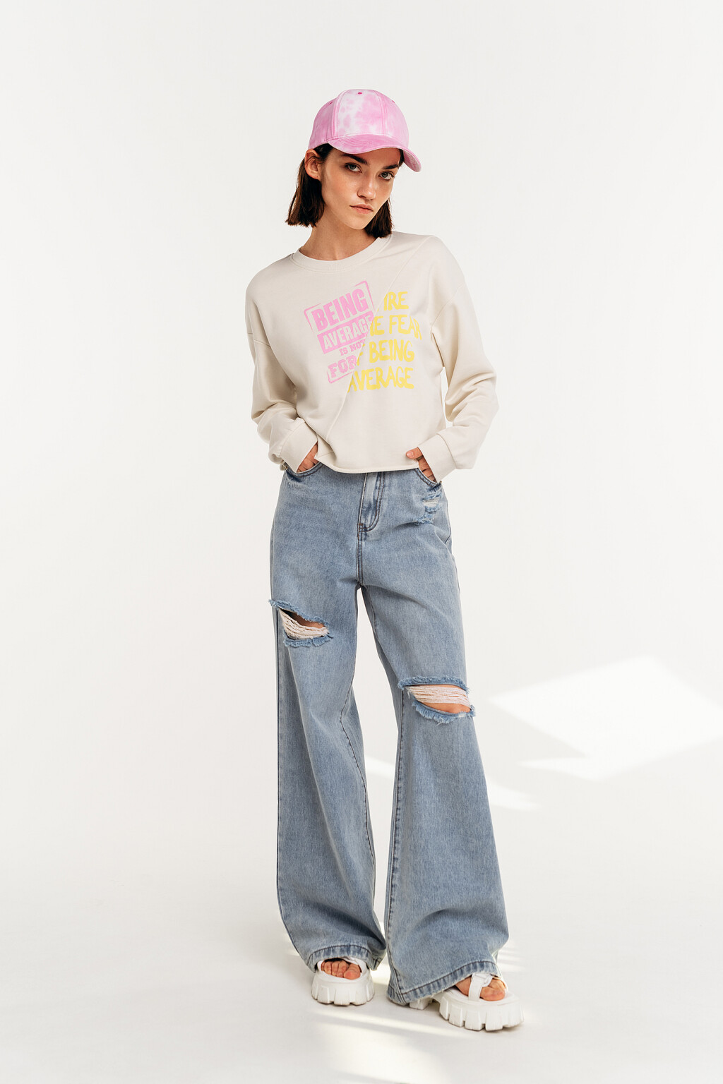 джемпер женский - цвет бежевый - 2