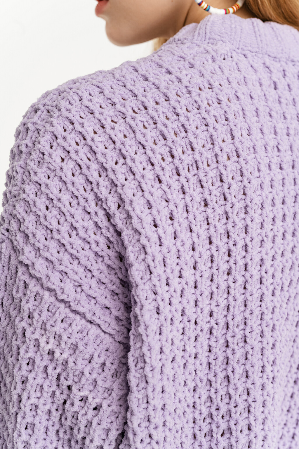 свитер женский - цвет сиреневый - 5