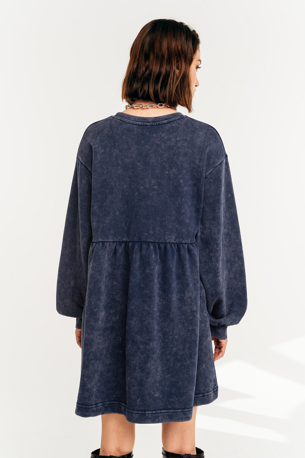 платье женское - цвет синий - 4