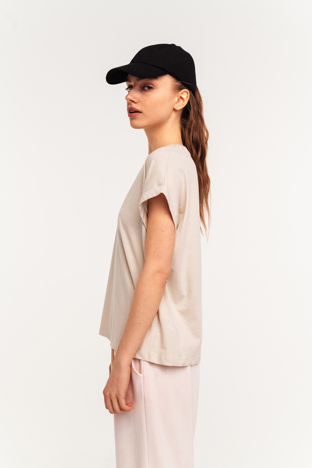 футболка женская - цвет бежевый - 3