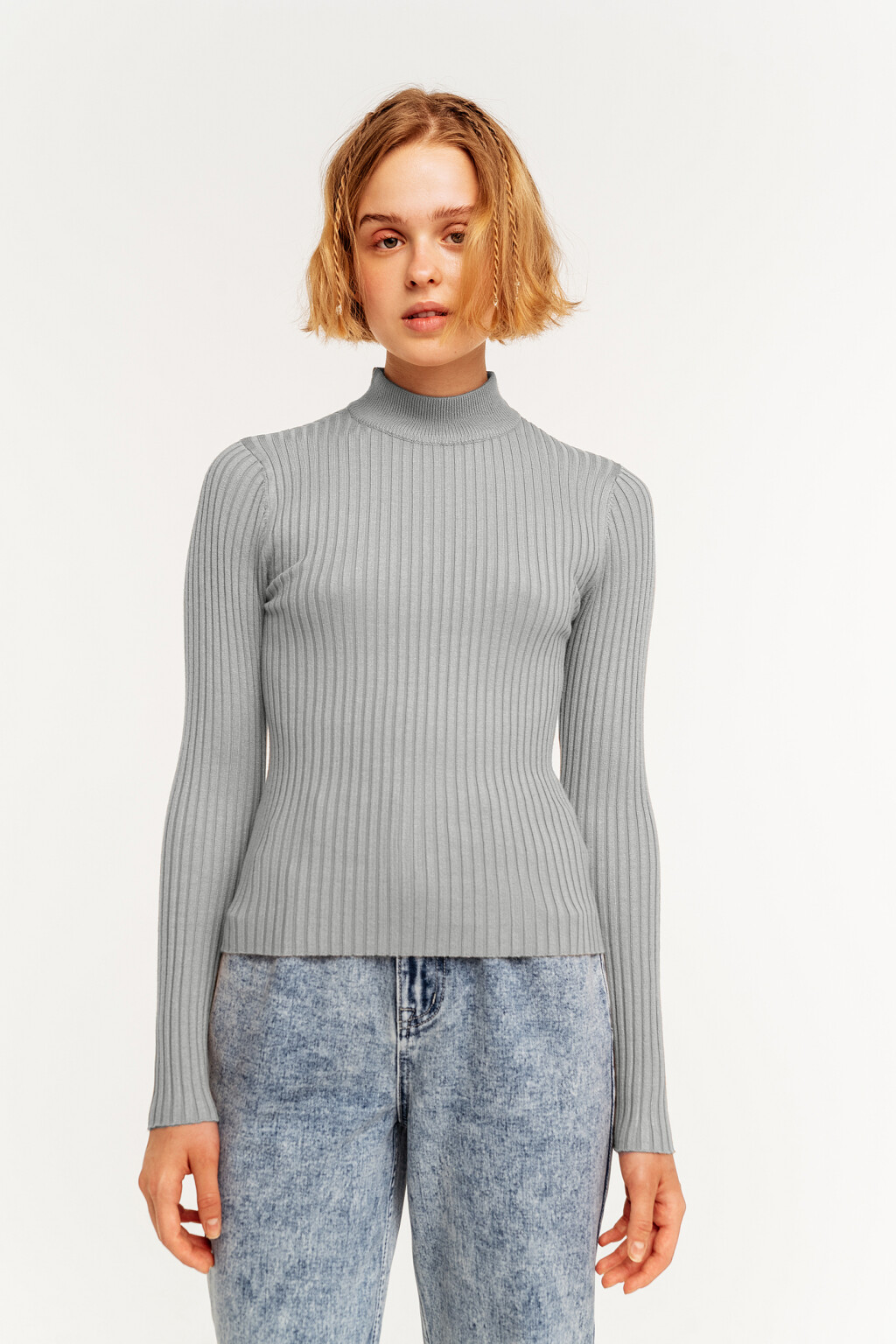 свитер женский - цвет голубой - 2