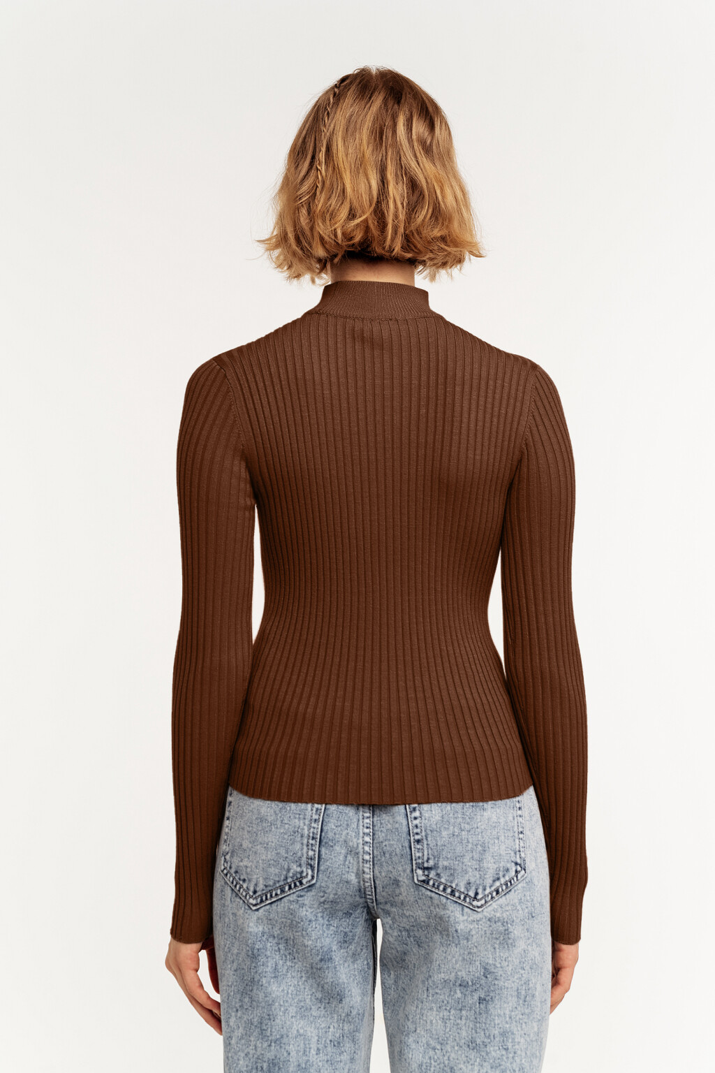 свитер женский - цвет коричневый - 3