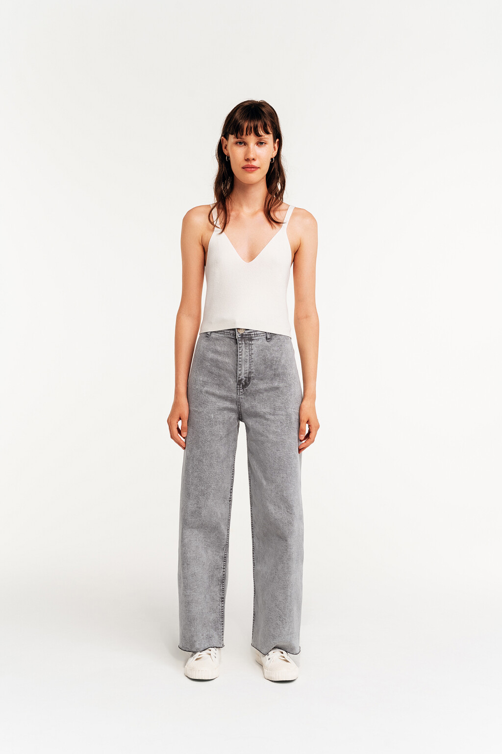 блузка (топ) женская - цвет бежевый - 1