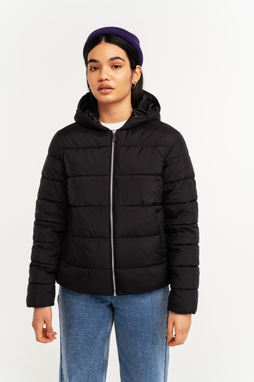 Куртка утепленная стеганая - цвет черный - 2