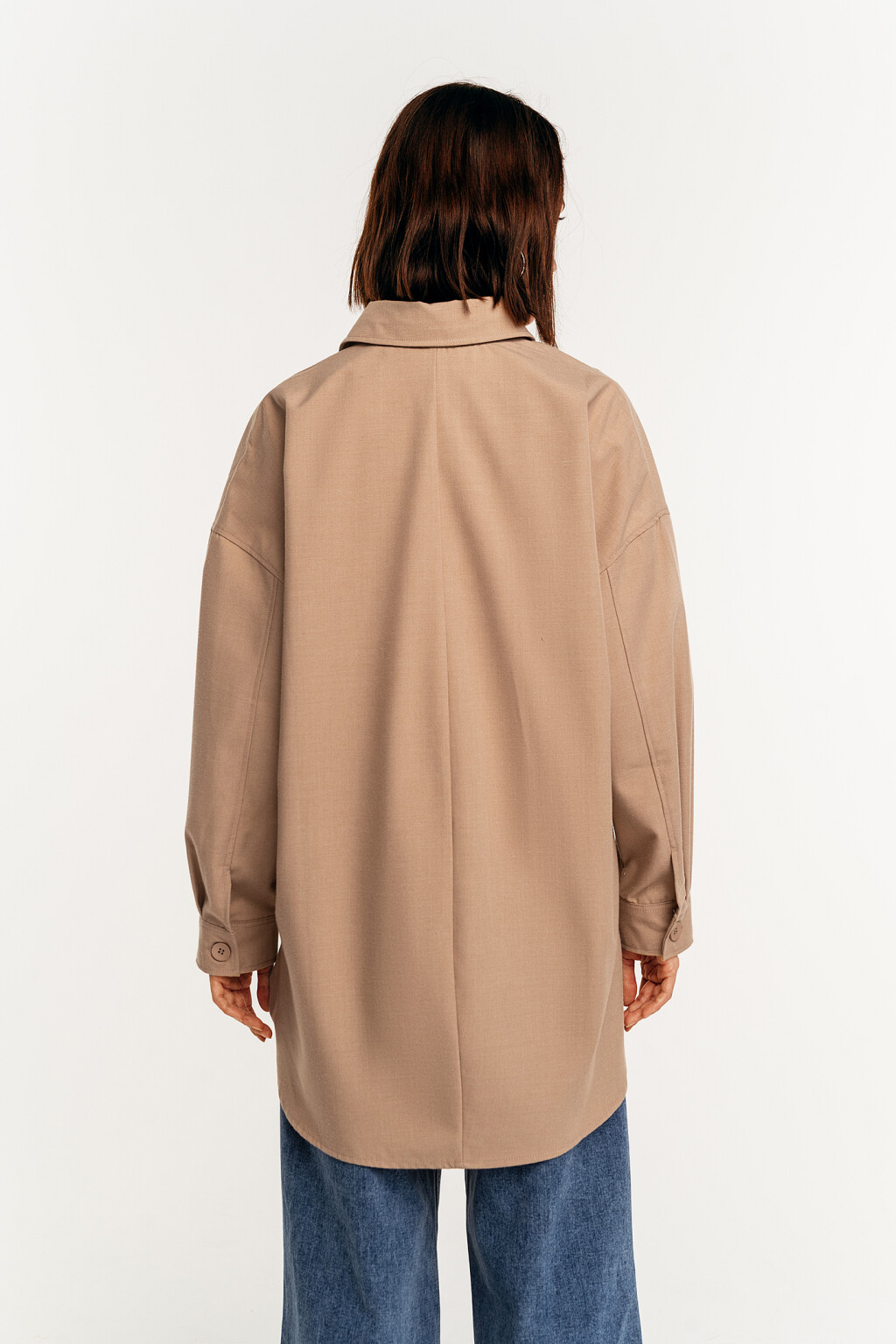 блузка женская - цвет бежевый - 4