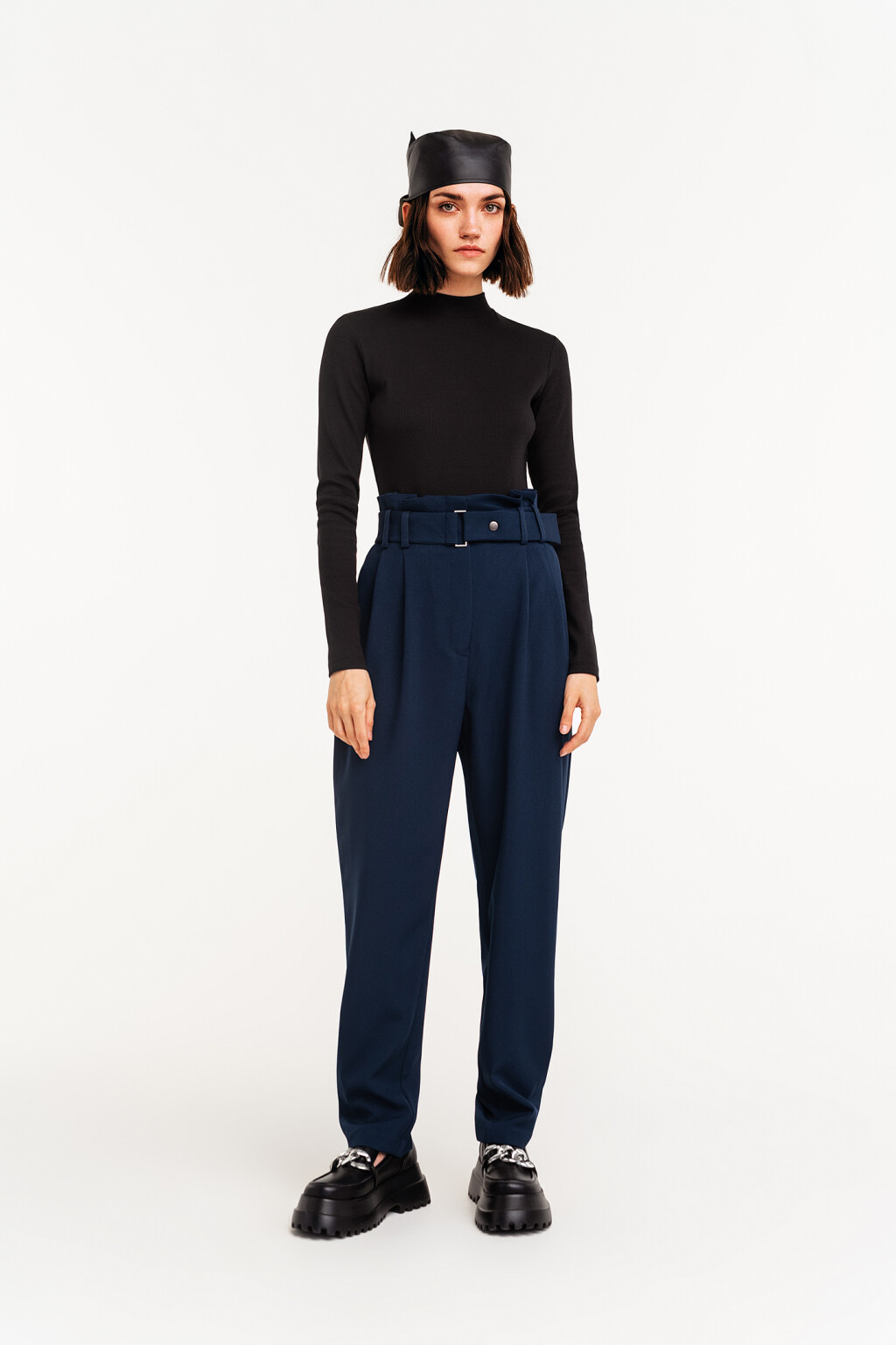 брюки женские - цвет синий - 1