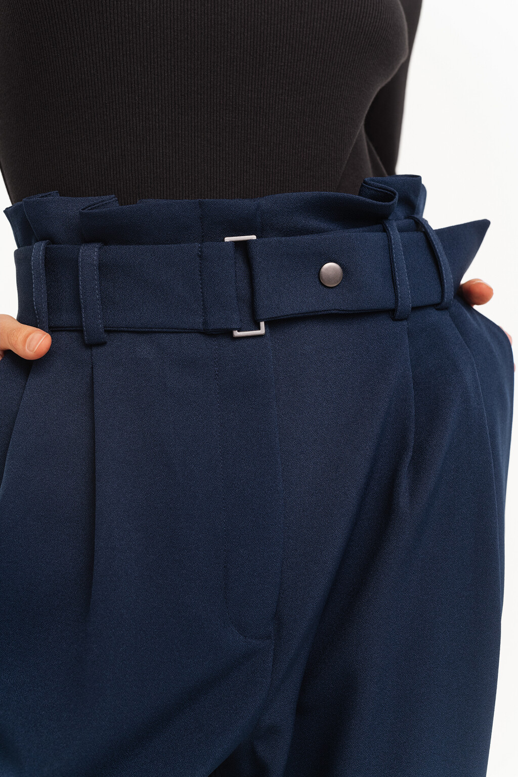 брюки женские - цвет синий - 5