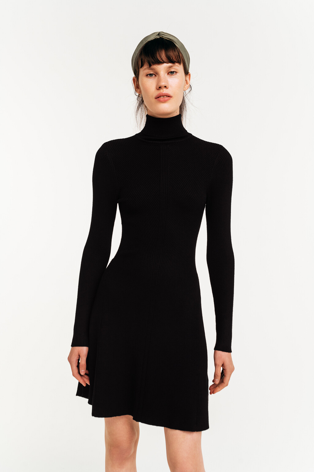 платье женское - цвет черный - 2