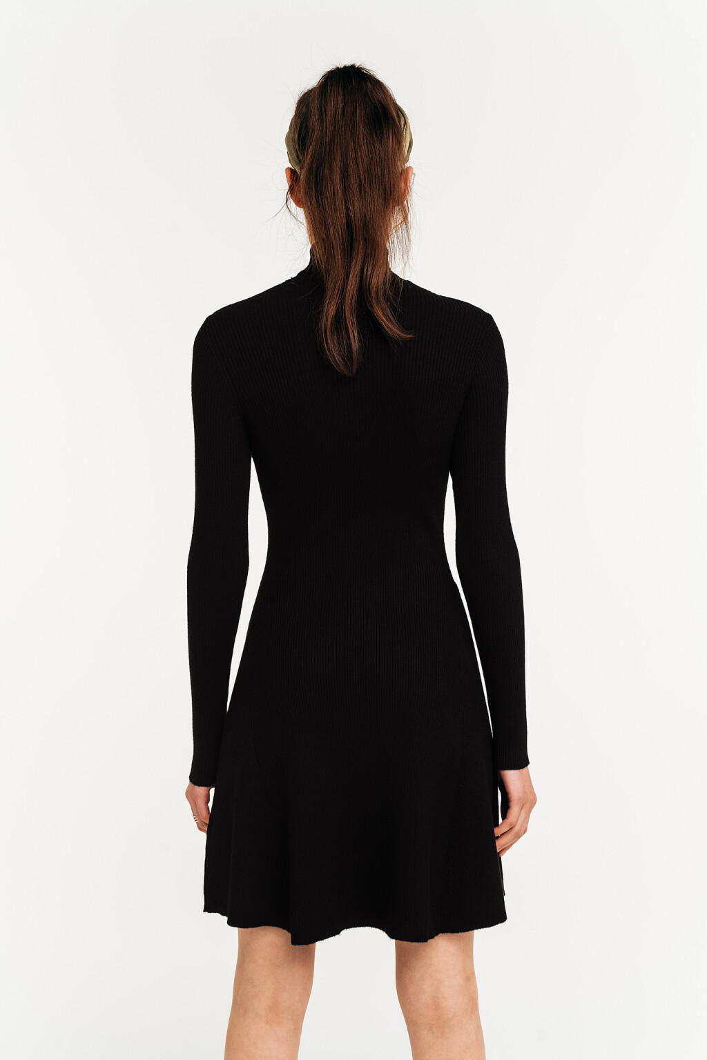 платье женское - цвет черный - 4