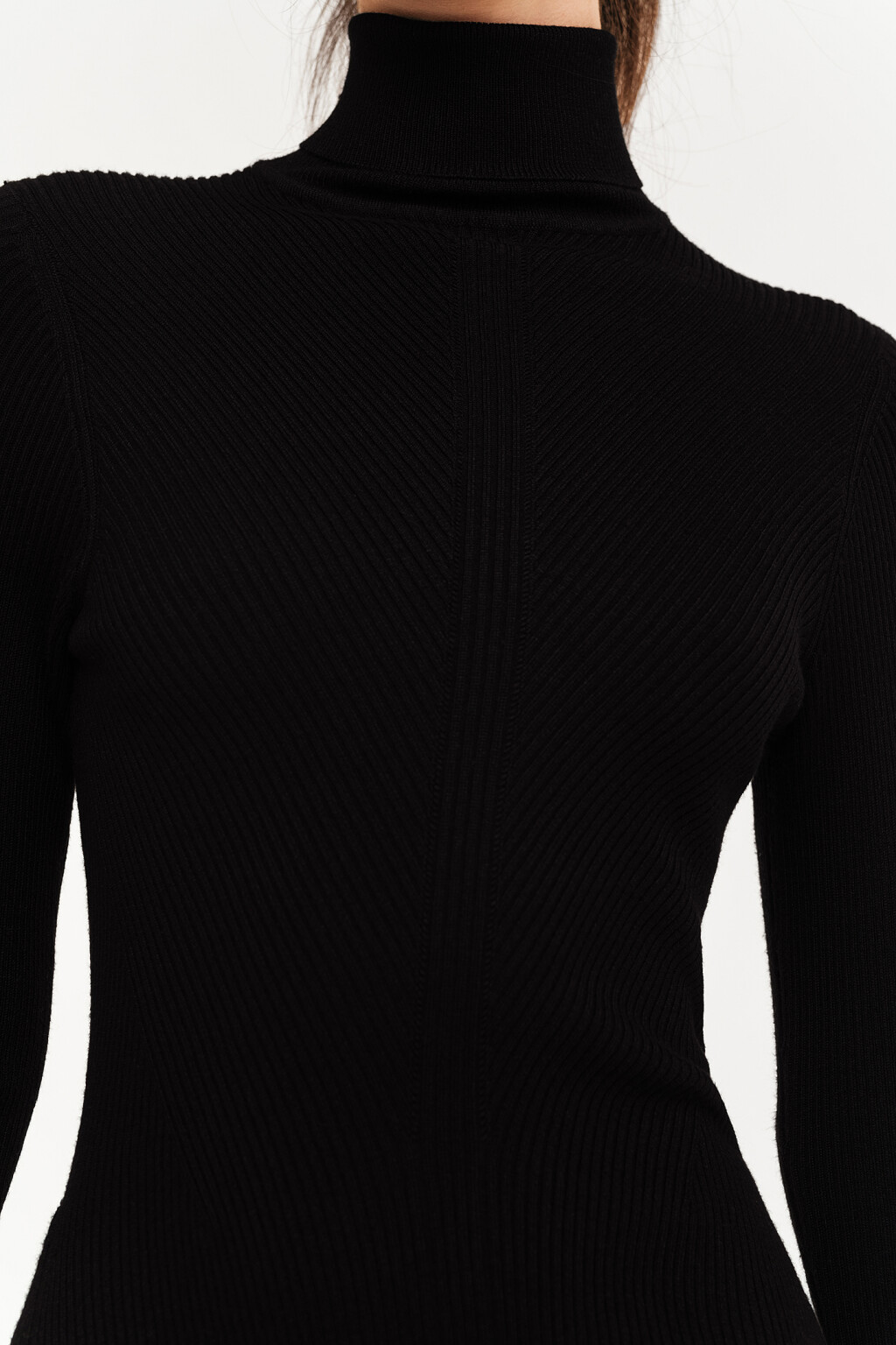 платье женское - цвет черный - 5