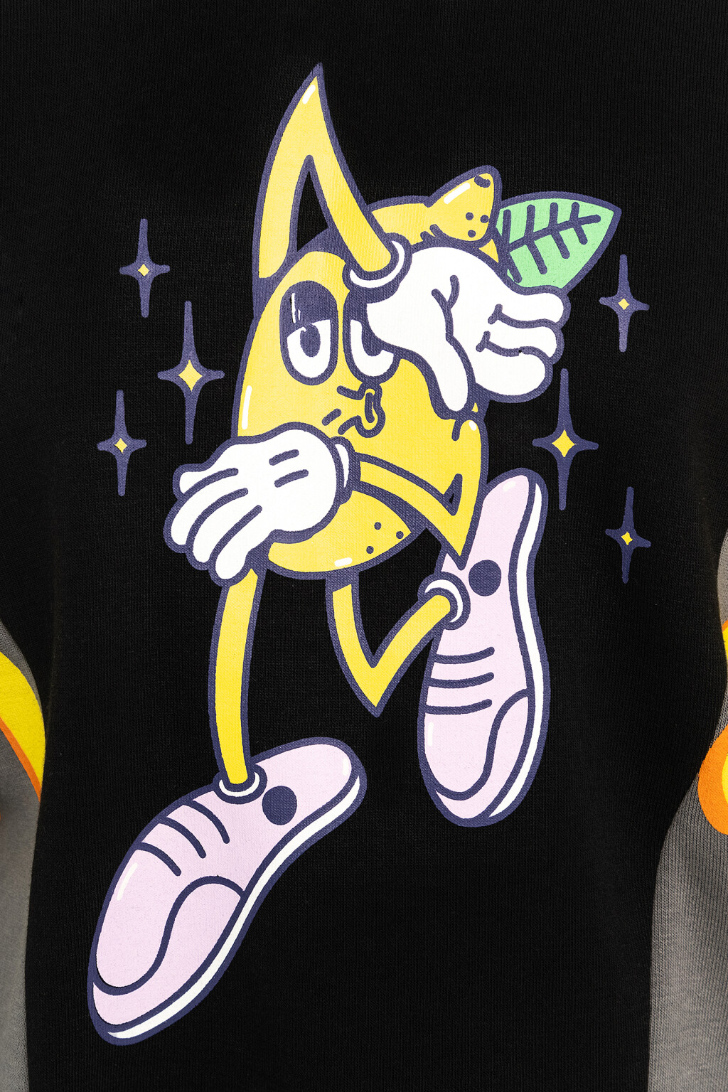 Худи хлопковая с принтом - цвет серый - 7