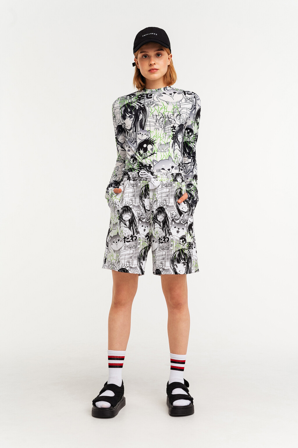 шорты женские - цвет белый - 1