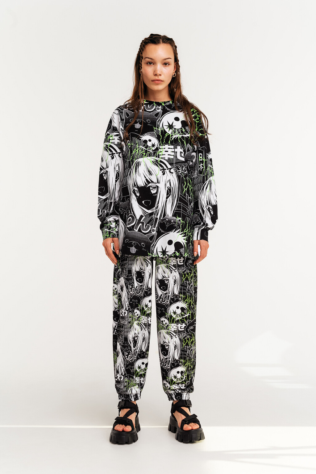 джемпер женский - цвет черный - 1