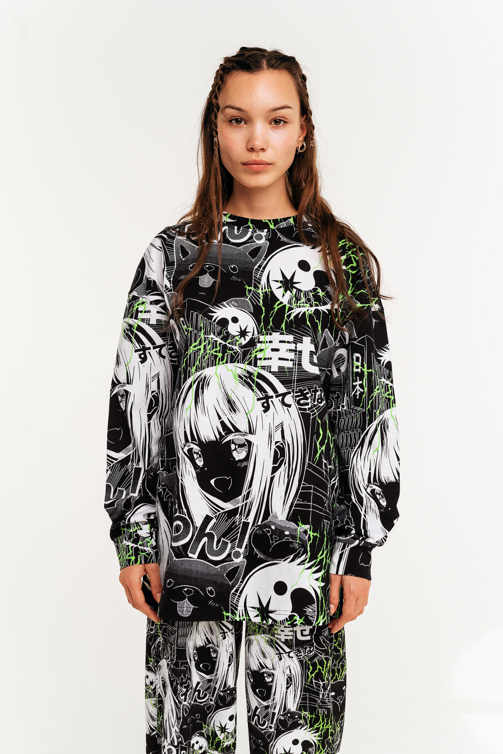 джемпер женский - цвет черный - 2